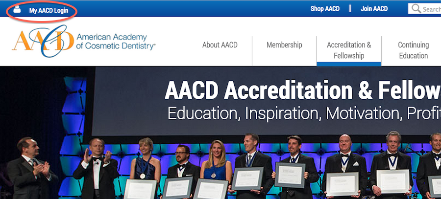AACD Submit Your Case Step 1